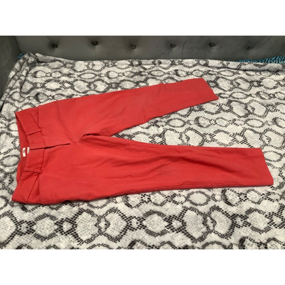merona modern oupe contemporary stretch capri size 8 coral